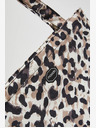 Moodo Moodo Bela in bež ženska vzorčasta torba Moodo