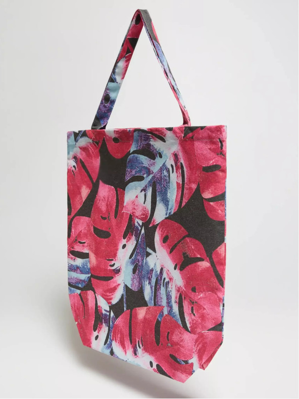 Moodo Modra in roza ženska vzorčasta torba Moodo