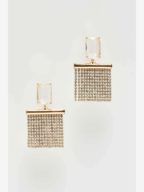 Moodo Ženski uhani zlate barve Moodo