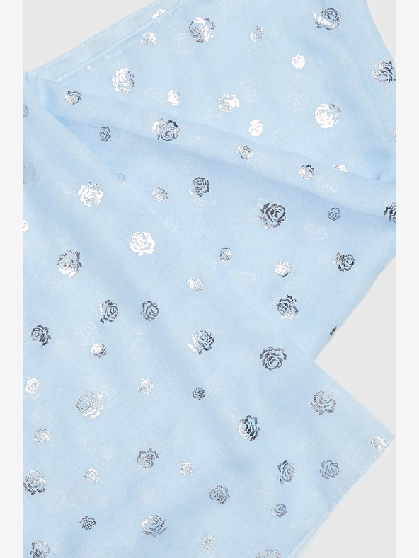 Moodo Svetlomodri ženski pikčasti šal Moodo