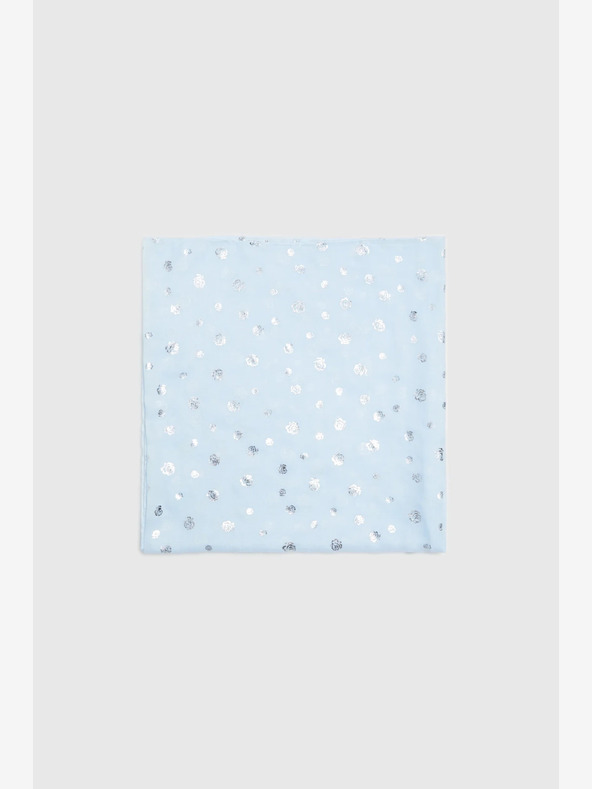 Moodo Svetlomodri ženski pikčasti šal Moodo