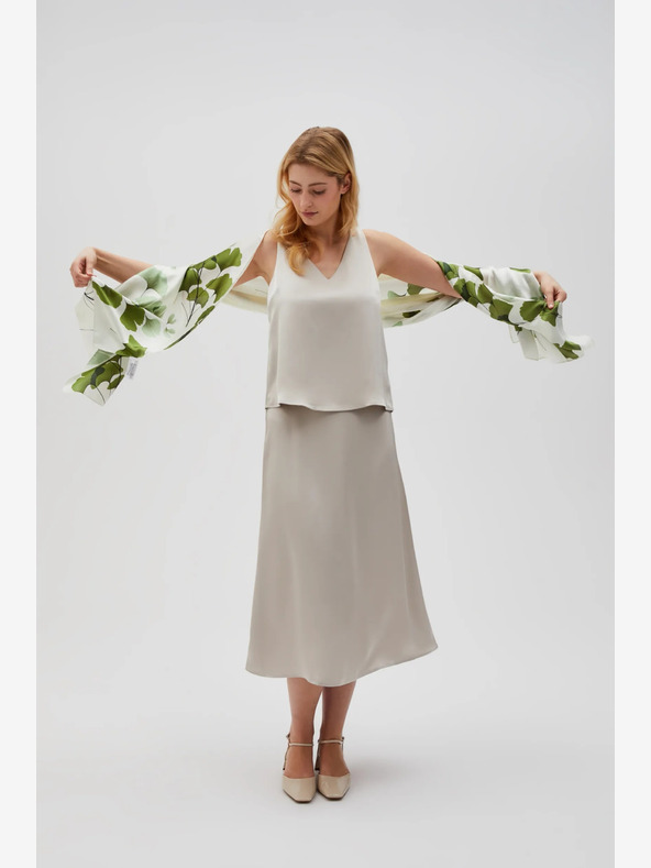 Moodo Bela in zelena ženska vzorčasta ruta Moodo