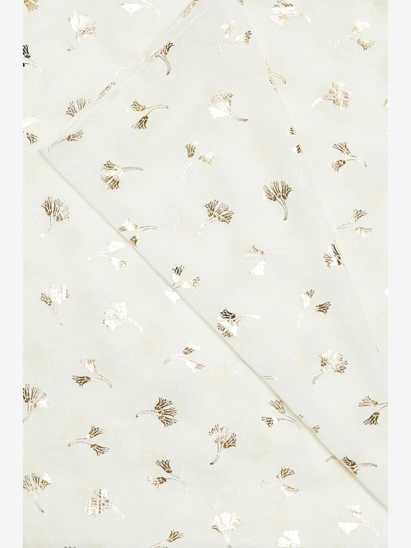 Moodo Beli ženski vzorčasti šal Moodo