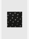 Moodo Črni ženski šal s pikami Moodo