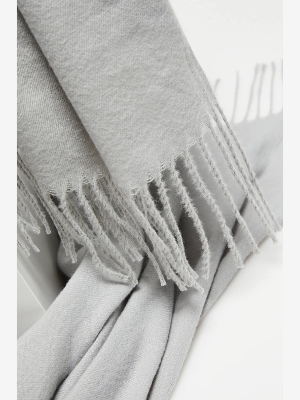 Moodo Svetlo siv ženski šal Moodo