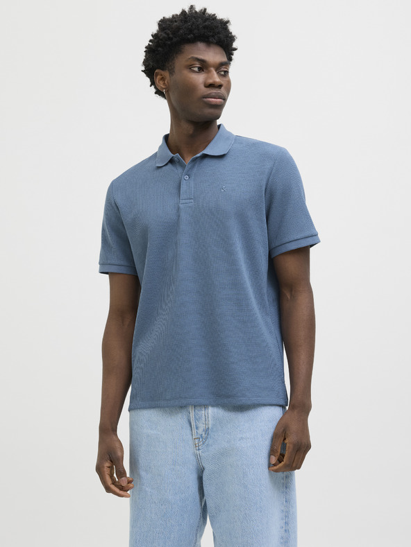Jack & Jones Modra moška polo majica Jack & Jones