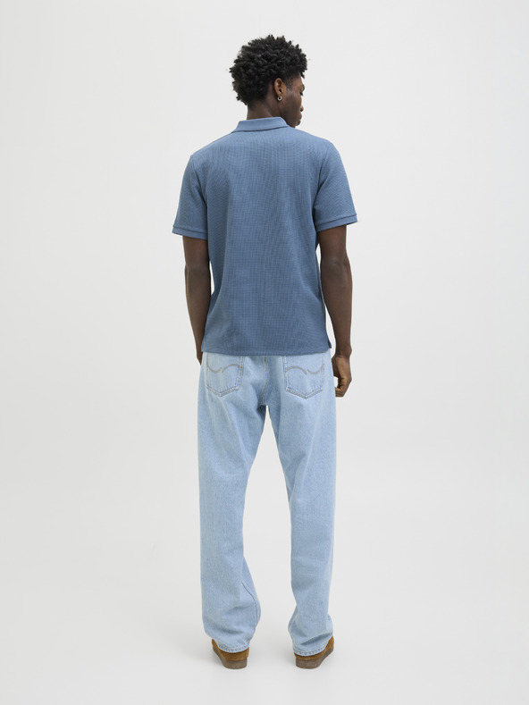 Jack & Jones Modra moška polo majica Jack & Jones
