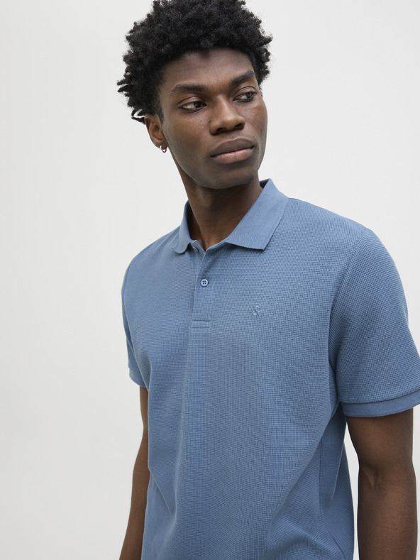 Jack & Jones Modra moška polo majica Jack & Jones