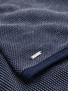 Ombre Clothing Moški pleteni pulover RELAXED FIT z vzorcem modra Ombre oblačila