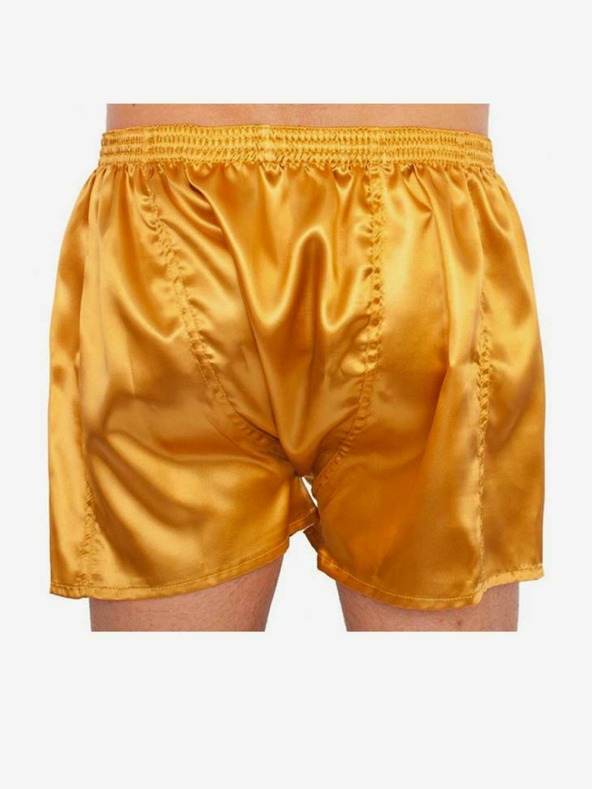 Styx Moške hlače Styx classic gumijaste hlače saten zlata