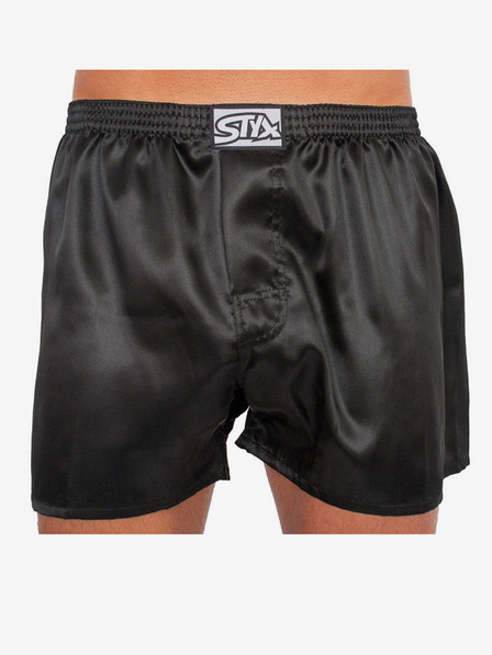 Styx Moške satenaste hlače Styx črne barve