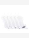 Styx 5PACK Styx nogavice nizke bele
