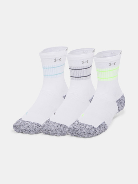 Under Armour Unisex nogavice  Under Armour UA AD Run Cushion 3pk Crew