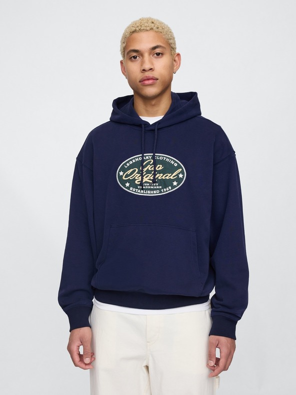 GAP Oversize pulover z logom Americana GAP