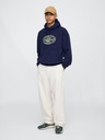 GAP Oversize pulover z logom Americana GAP