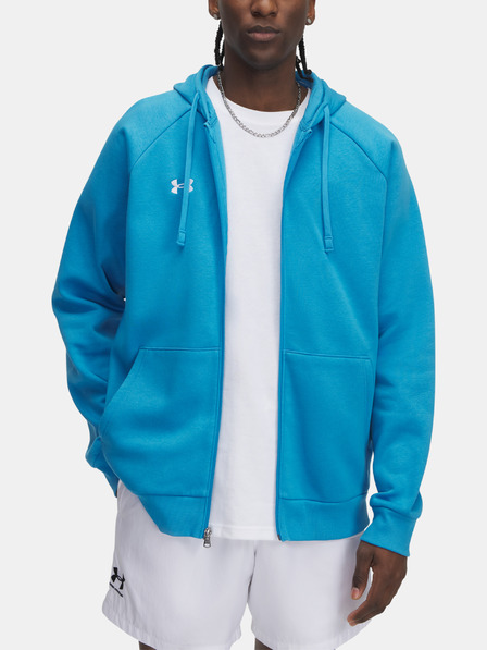 Under Armour Moški pulover Under Armour UA Rival Fleece FZ Hoodie