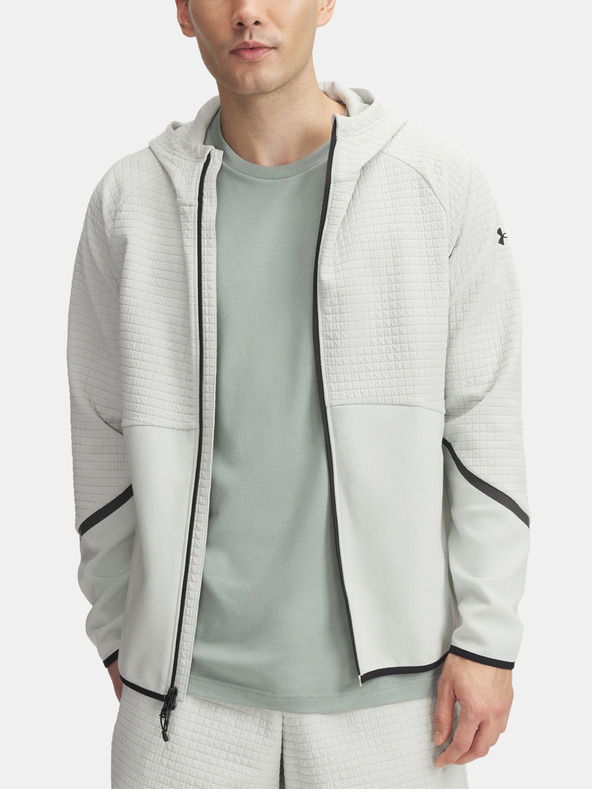 Under Armour Moški pulover Under Armour UA Unstoppable Flc Grid FZ