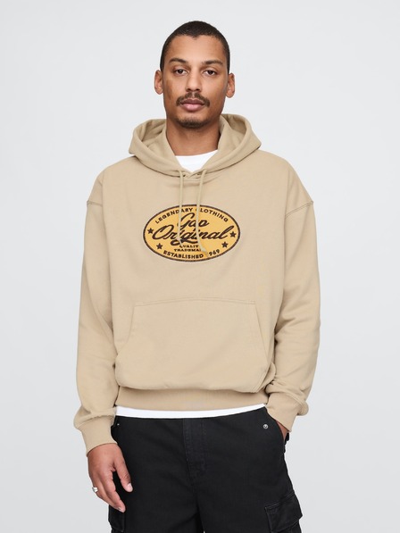 GAP Oversize pulover z logom Americana GAP