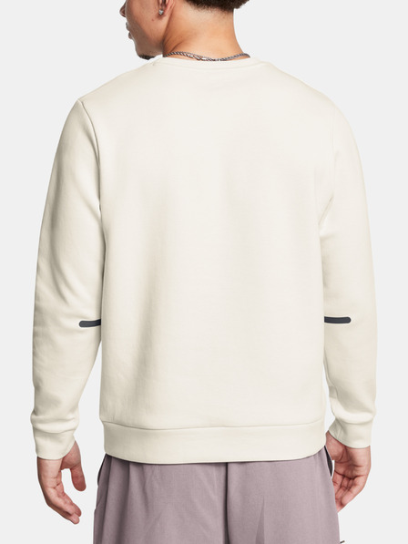 Under Armour Moški pulover  Under Armour UA Unstoppable Flc Crew EU-WHT