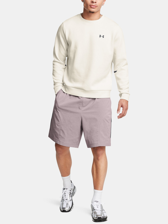 Under Armour Moški pulover  Under Armour UA Unstoppable Flc Crew EU-WHT