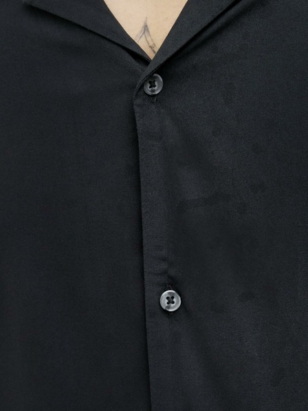 Jack & Jones Črna moška majica s kratkimi rokavi Jack & Jones Corp