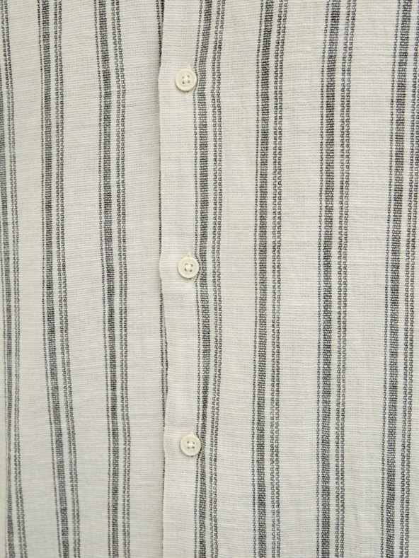 Jack & Jones Moška črtasta majica s kratkimi rokavi Jack & Jones Corp Beige