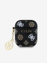 Guess Guess PU 4G Peony Charm ohišje za AirPods 1/2 črno