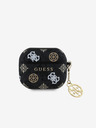 Guess Guess PU 4G Peony Charm ovitek za AirPods 3 črn