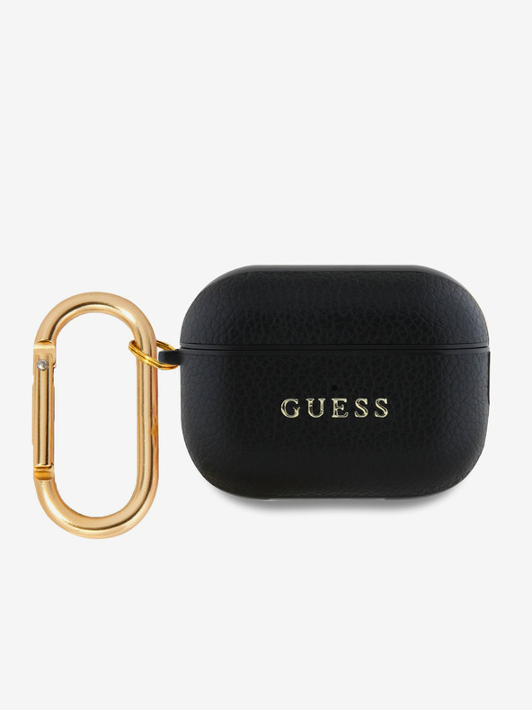 Guess Guess PU Grained Classic Logo ohišje za AirPods Pro 2 črno