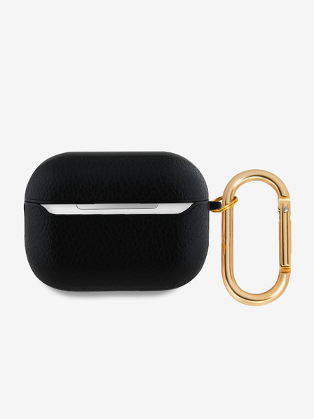 Guess Guess PU Grained Classic Logo ohišje za AirPods Pro 2 črno
