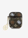 Guess Ohišje Guess PU 4G Peony Charm za AirPods 1/2 Brown