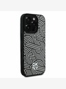 DKNY DKNY PU Leather Crosswalk Pattern Magsafe Back Cover za iPhone 16 Pro Ivory