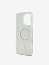 Guess Guess IML Prstan s kamenčki MagSafe hrbtni ovitek za iPhone 16 Pro Max White