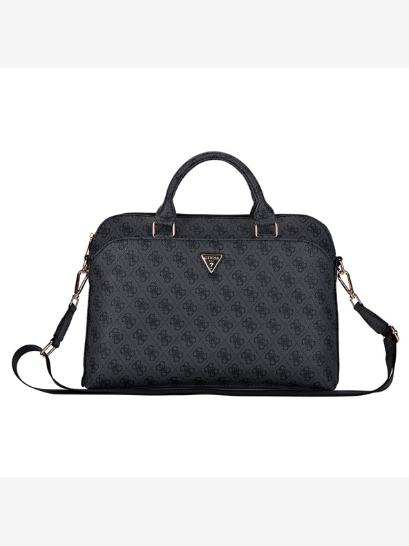 Guess PU 4G Triangle Logo Taška na Notebook 15/16" Black Ovitek za telefon