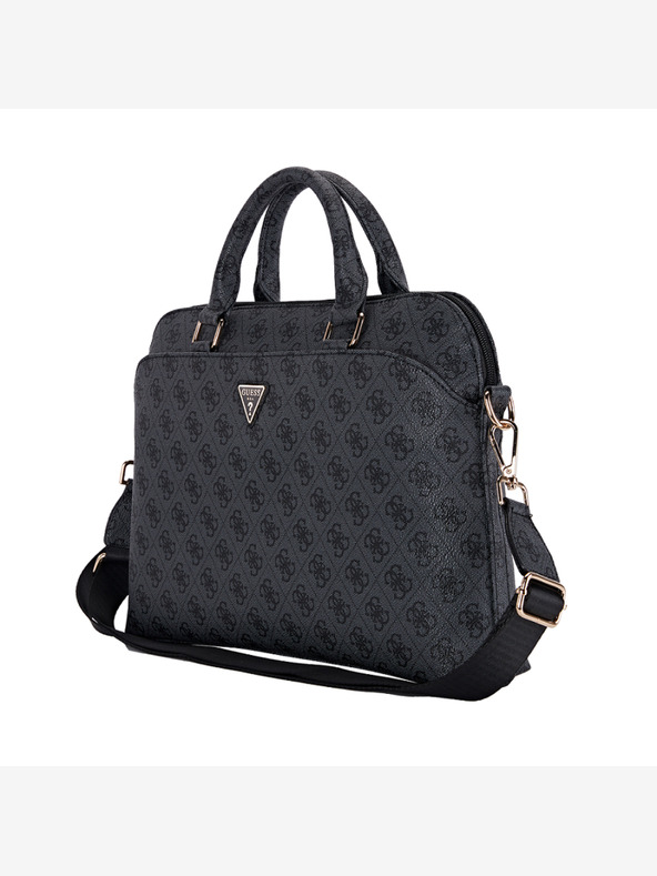 Guess PU 4G Triangle Logo Taška na Notebook 15/16" Black Ovitek za telefon