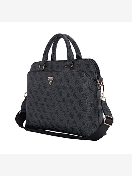 Guess PU 4G Triangle Logo Taška na Notebook 15/16" Black Ovitek za telefon