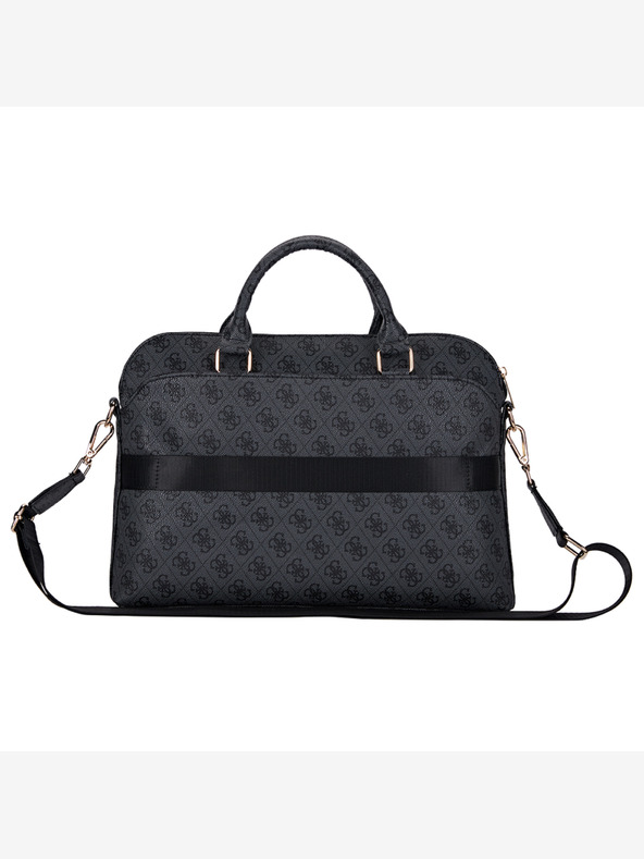 Guess PU 4G Triangle Logo Taška na Notebook 15/16" Black Ovitek za telefon