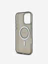Guess Guess IML Ring MagSafe hrbtni ovitek s kamenčki za iPhone 16 Pro Max Black