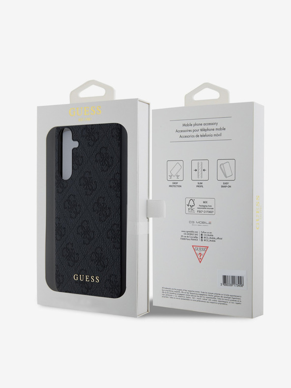 Guess Guess 4G zadnji ovitek za Samsung Galaxy A35 5G Grey
