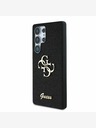 Guess Guess PU Fixed Glitter 4G Metal Logo Back Cover za Samsung Galaxy S25 Ultra Black