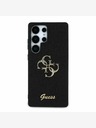 Guess Guess PU Fixed Glitter 4G Metal Logo Back Cover za Samsung Galaxy S25 Ultra Black