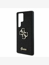 Guess Guess PU Fixed Glitter 4G Metal Logo Back Cover za Samsung Galaxy S25 Ultra Black