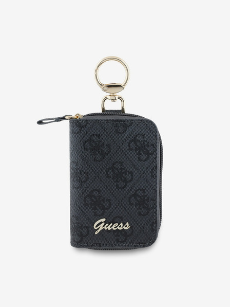 Guess Guess PU 4G Script Logo obesek za ključe črna