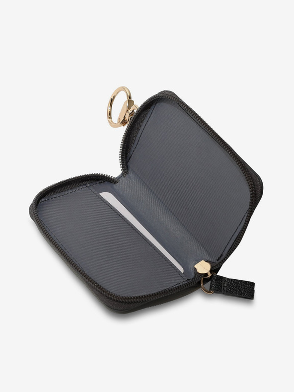 Guess Guess PU 4G Script Logo obesek za ključe črna