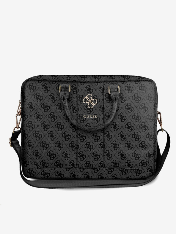 Guess Guess PU 4G Metal Logo torbica za prenosni računalnik 15/16 Grey"