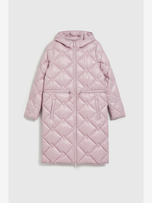 Moodo Svetlo roza prešita jopa z manšetami Moodo