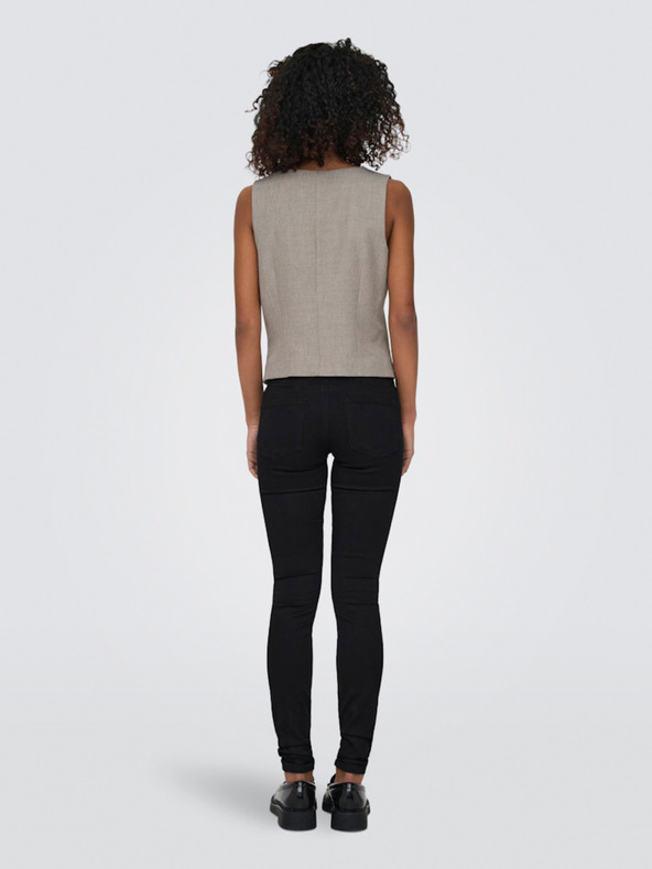 ONLY Rjav ženski telovnik ONLY