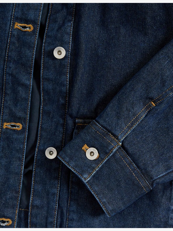 Marks & Spencer Ohlapna jakna iz džinsa z ovratnikom Marks & Spencer mornarsko modra