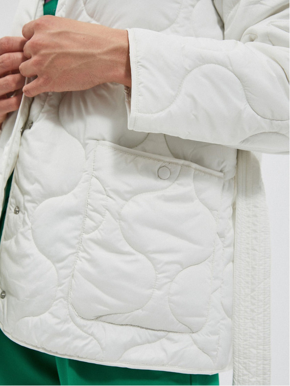 Moodo Bela ženska prešita jakna Moodo