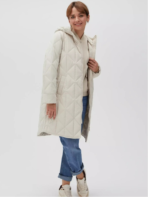 Moodo Kremna ženska prešita jakna Moodo